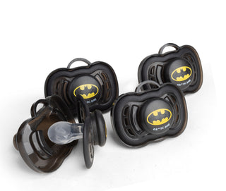 4-pack Soothers, 6+ months, Batman