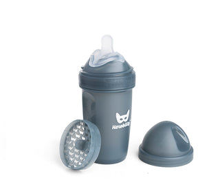 Double Anti-Colic Baby Bottle LT 240 ml/8.5 floz Iron Blue