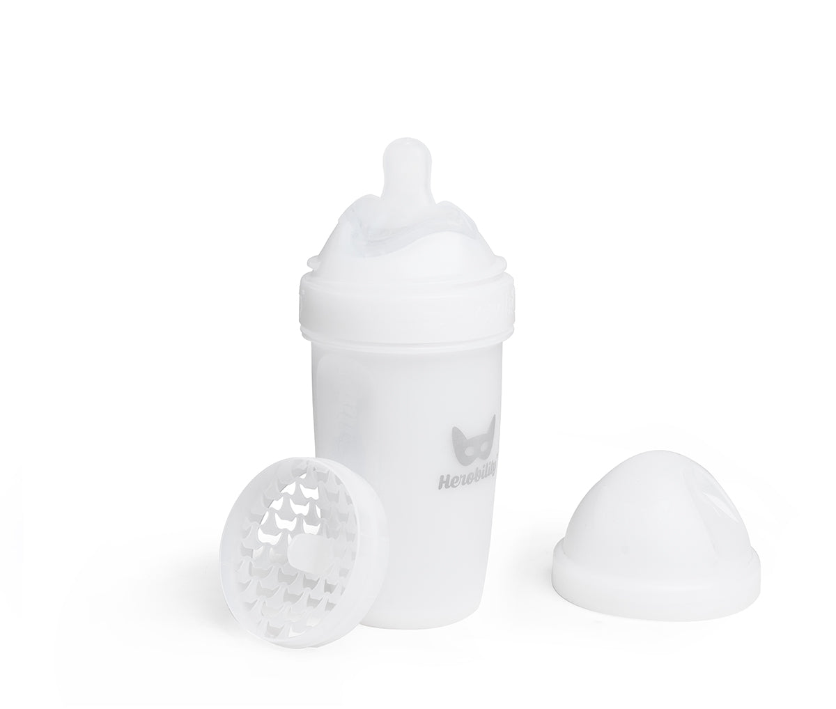 Biberón anticólicos LT 240ml, Blanco