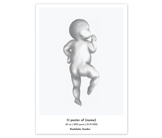 Birth Poster scale 1:1