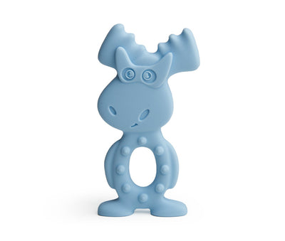 Teether Moose Blue